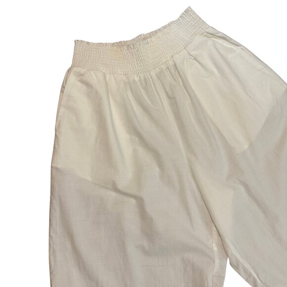 210. RAILS White Wide Leg Lightweight Lace Trim Henrik Pant $198 LIKE NEW Small - Picture 5 of 7